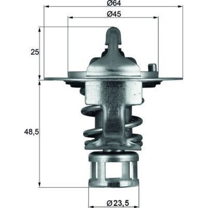 Thermostateinsatz TX 65 82 Thermostateinsatz TX 65 82