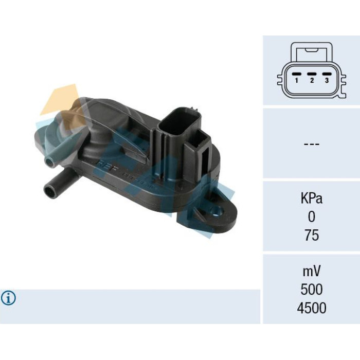 FAE Sensor, Abgasdruck 16121 FAE Sensor, Abgasdruck 16121