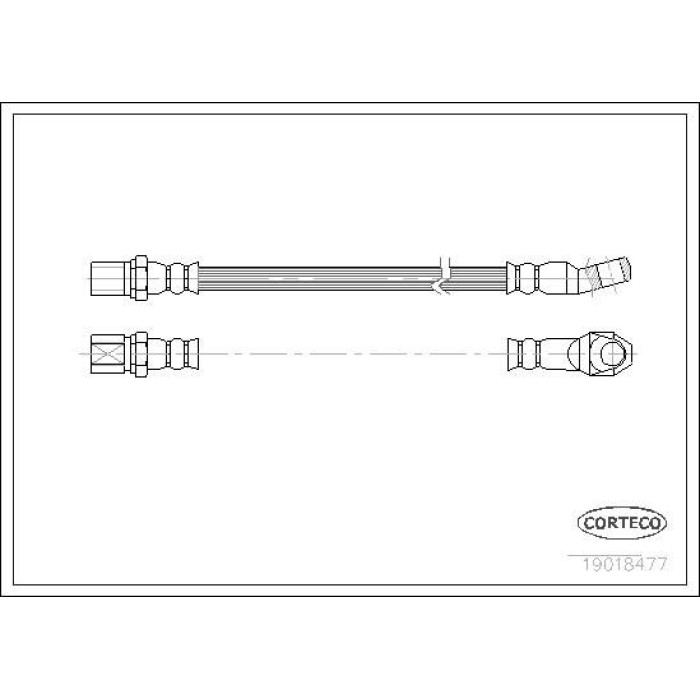 Corteco Bremsschlauch 19018477