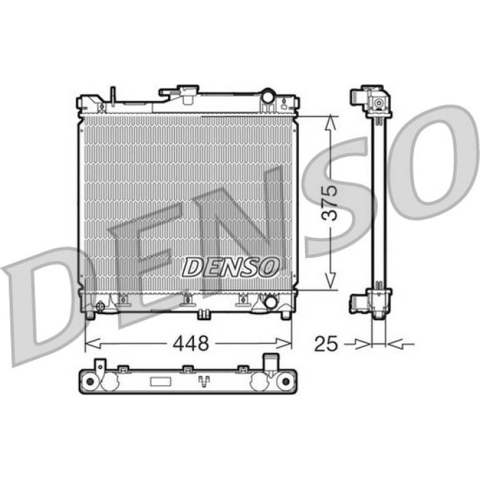 Denso Motorkühler DRM47014 Denso Motorkühler DRM47014