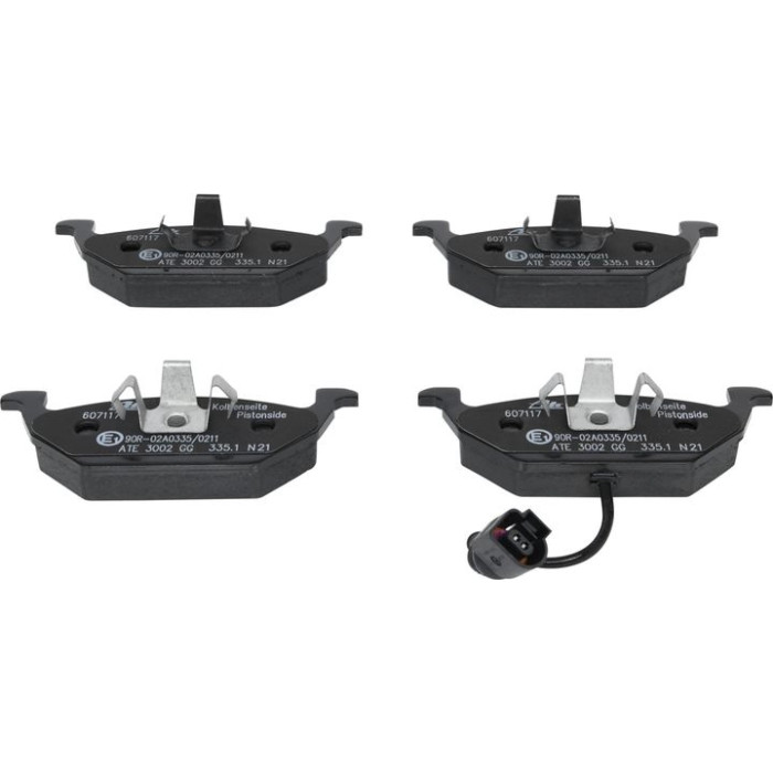 13.0460-7117.2 ATE Bremsbelagsatz VW Vorderachse A3/Bora/Golf 4/Polo/Octavia/Fabia/Ibiza Mit Sensor 13.0460-7117.2 13.0460-7117.2 ATE Bremsbelagsatz VW Vorderachse A3/Bora/Golf 4/Polo/Octavia/Fabia/Ibiza Mit Sensor 13.0460-7117.2