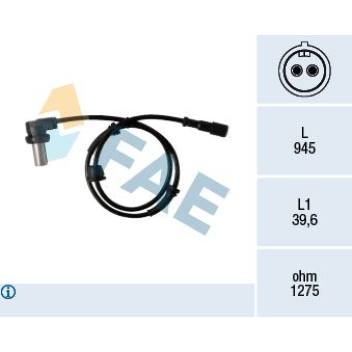 FAE Sensor, Raddrehzahl 78341 FAE Sensor, Raddrehzahl 78341