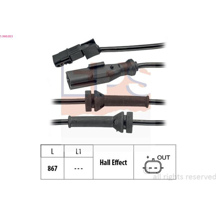 EPS ABS Sensor 1.960.053 EPS ABS Sensor 1.960.053