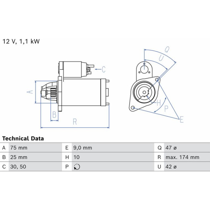 Bosch Starter 0 986 029 160 Bosch Starter 0 986 029 160