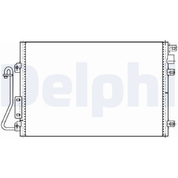 Delphi Klimakondensator TSP0225635 Delphi Klimakondensator TSP0225635