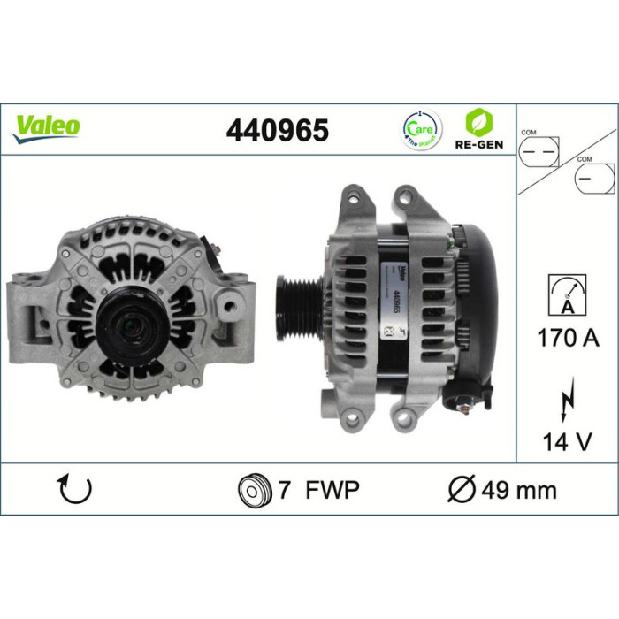 Valeo Lichtmaschine 440965 Valeo Lichtmaschine 440965