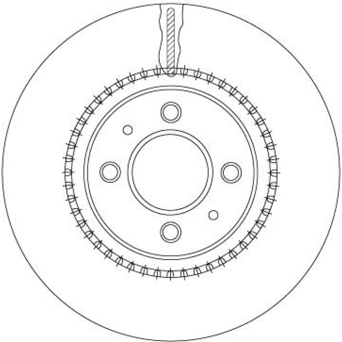TRW Bremsscheibe Kia P. Rio 1.2-1.25 11 DF6904
