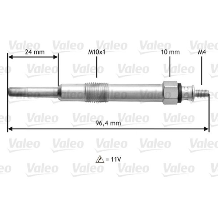 Valeo Glühkerze 345150 Valeo Glühkerze 345150