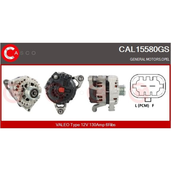 CASCO Generator CAL15580GS CASCO Generator CAL15580GS