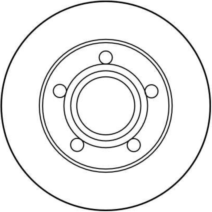 TRW Bremsscheibe VW A100/200 DF2666 TRW Bremsscheibe VW A100/200 DF2666