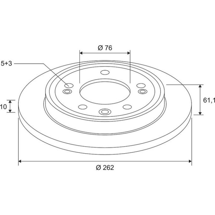 Valeo Bremsscheibe 672595