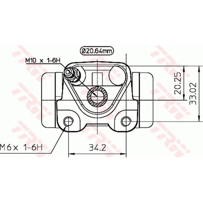 TRW Radbremszylinder BWF272 TRW Radbremszylinder BWF272