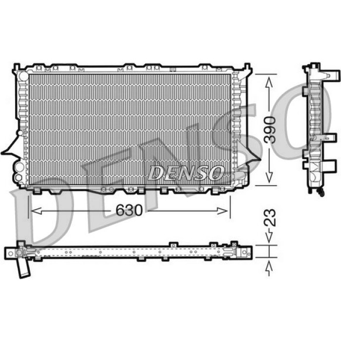 Denso Motorkühler DRM02002 Denso Motorkühler DRM02002