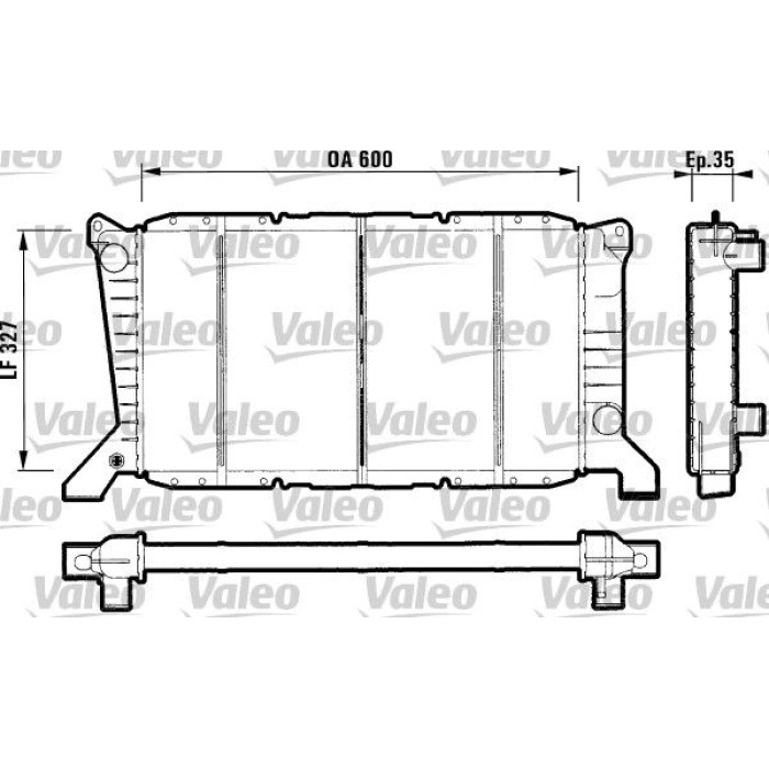 Valeo Motorkühler 731779 Valeo Motorkühler 731779