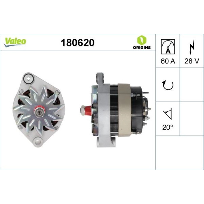 Valeo Lichtmaschine 180620 Valeo Lichtmaschine 180620