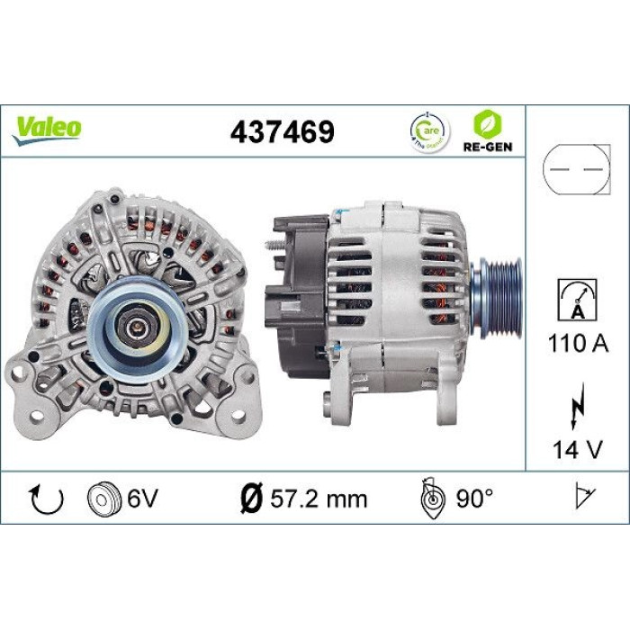Valeo Lichtmaschine 437469