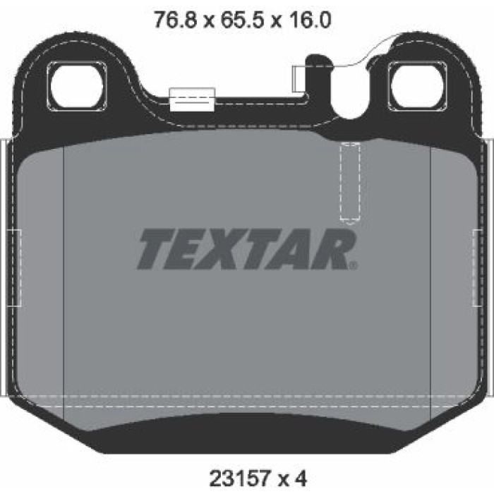 Textar Bremsbelagsatz 2315702 Textar Bremsbelagsatz 2315702
