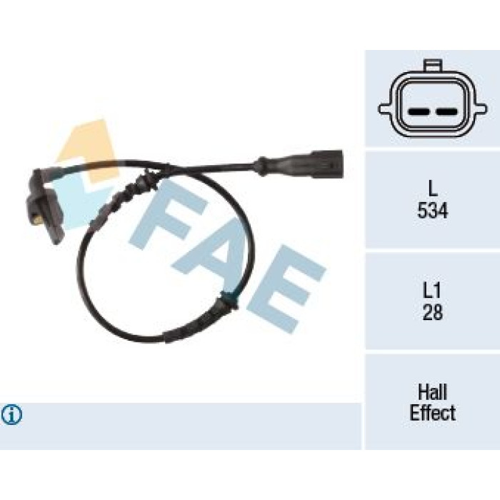 FAE Sensor, Raddrehzahl 78360
