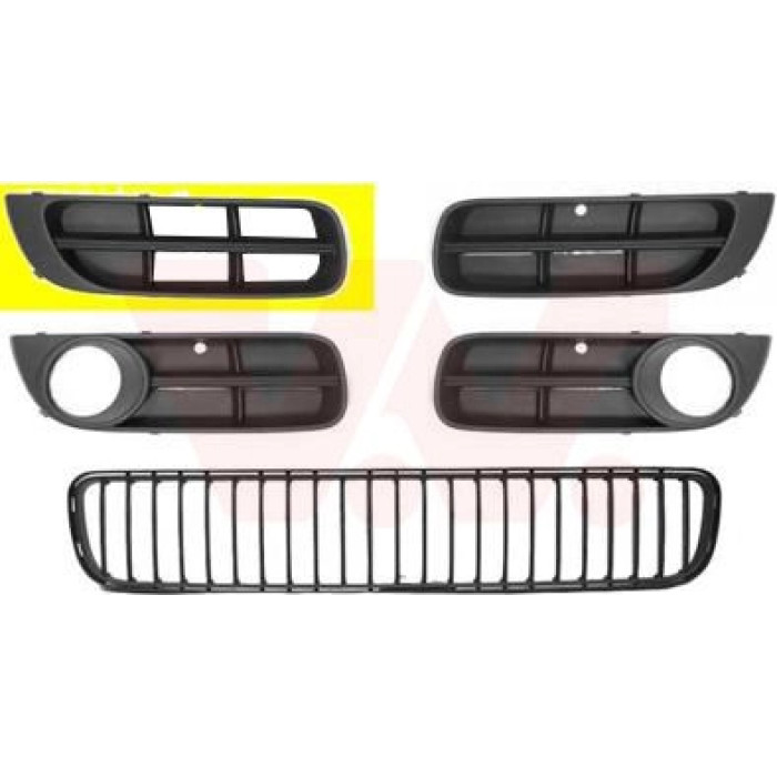 Van Wezel Stoßfänger-Lüftungsgitter 7627592 Van Wezel Stoßfänger-Lüftungsgitter 7627592
