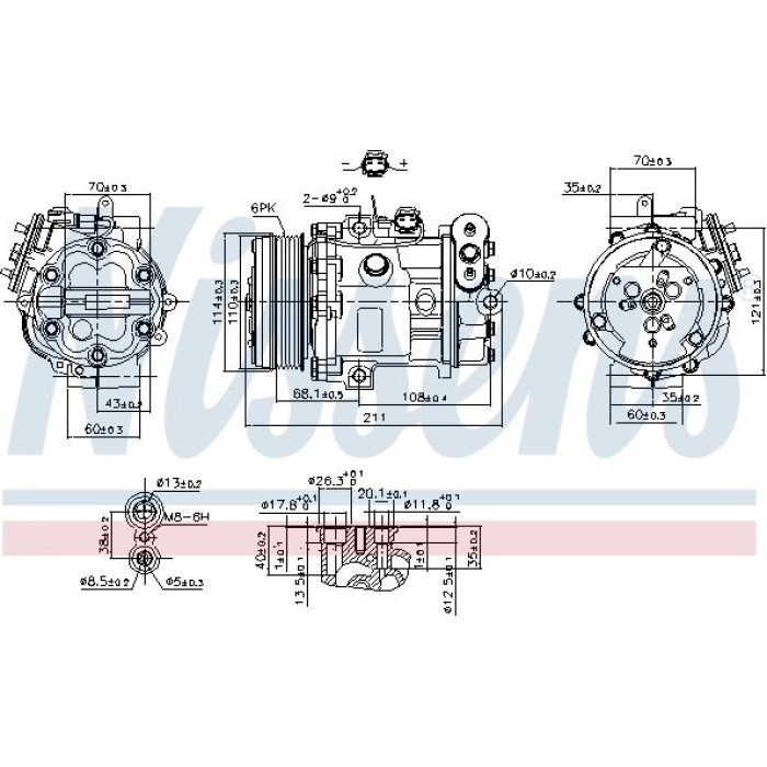 89503 Nissens Klimakompressor PKW 89503 89503 Nissens Klimakompressor PKW 89503