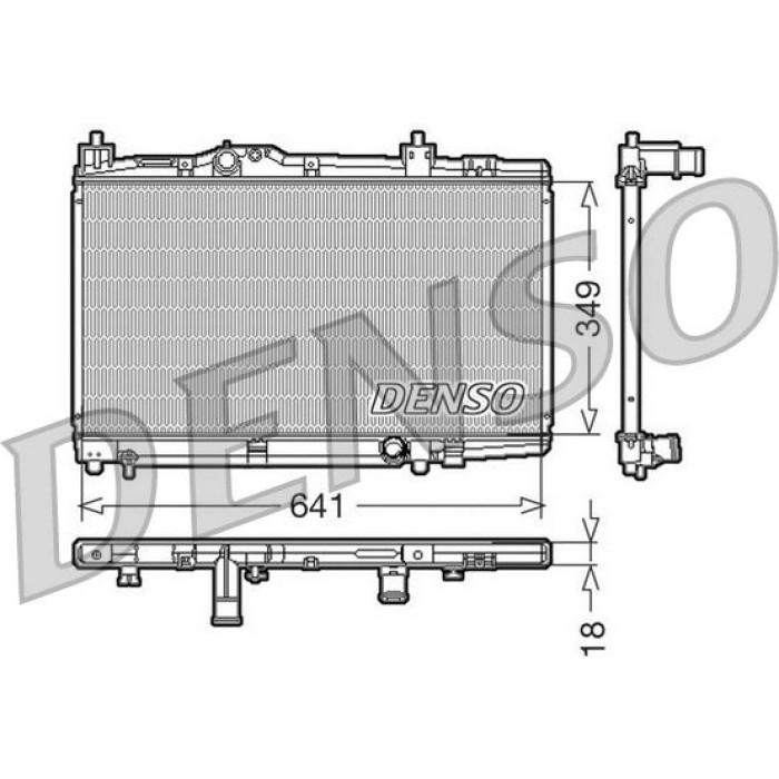 Denso Motorkühler DRM50005 Denso Motorkühler DRM50005