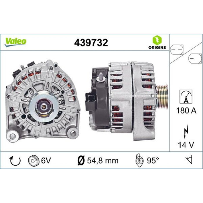 Valeo Lichtmaschine 439732 Valeo Lichtmaschine 439732
