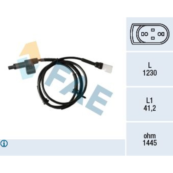 FAE Sensor, Raddrehzahl 78355 FAE Sensor, Raddrehzahl 78355