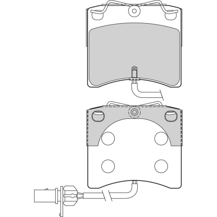 Valeo Bremsbelagsatz 302694 Valeo Bremsbelagsatz 302694