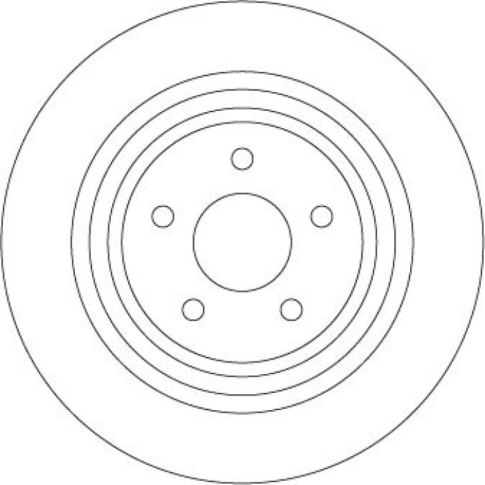 TRW Bremsscheibe DF6976 TRW Bremsscheibe DF6976