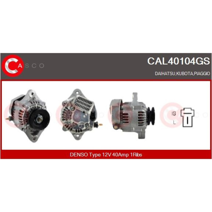 CASCO Generator CAL40104GS CASCO Generator CAL40104GS