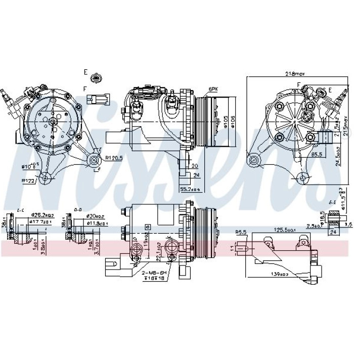 Nissens Kompressor 890327 Nissens Kompressor 890327