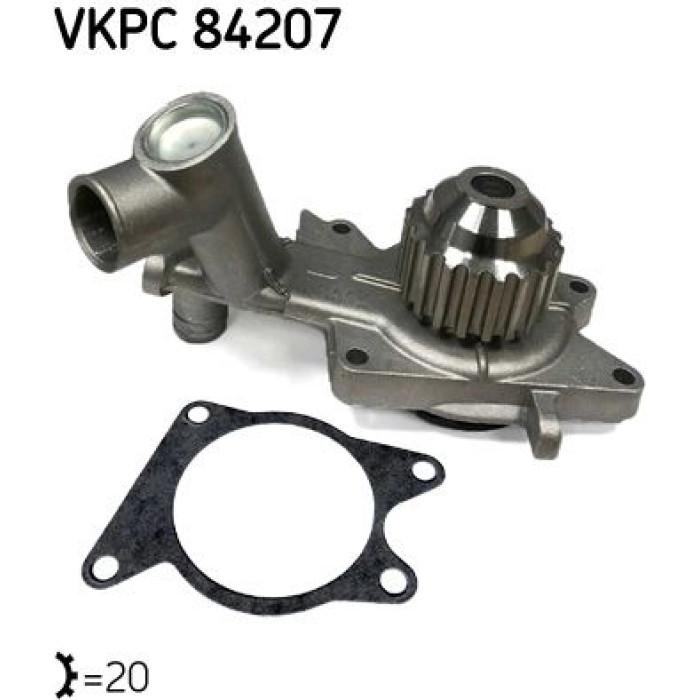 SKF Wasserpumpe / Kühlmittelpumpe VKPC 84207 SKF Wasserpumpe / Kühlmittelpumpe VKPC 84207