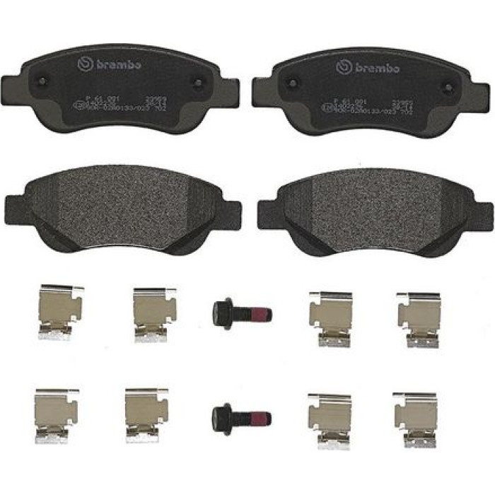 P 61 081 Brembo Prime Bremsbelagsatz Vorderachse – P 61 081 – 123 x 47 x 18 mm – Bremssystem Bosch – OE Nummer 1611456980