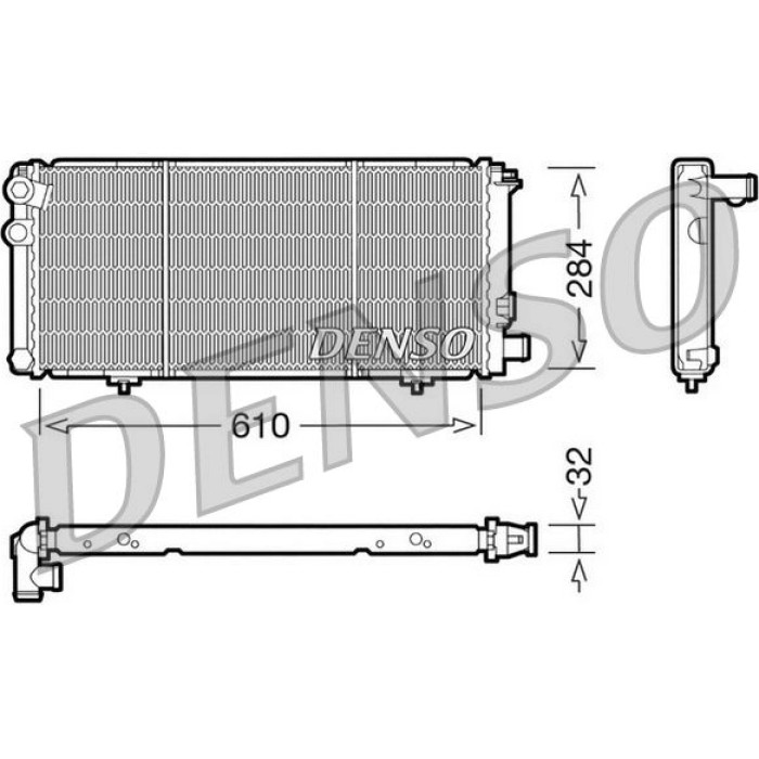Denso Motorkühler DRM21010 Denso Motorkühler DRM21010