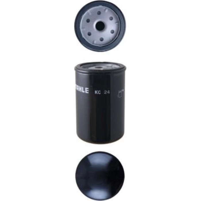 KC 24 MAHLE Kraftstofffilter KC 24, Anschraubfilter, Höhe 124,4 mm – u. a. für Renault Trucks B Pritsche/Fahrgestell, B Kasten, Gaz Gazelle – OE Nummer 0870017560 - l