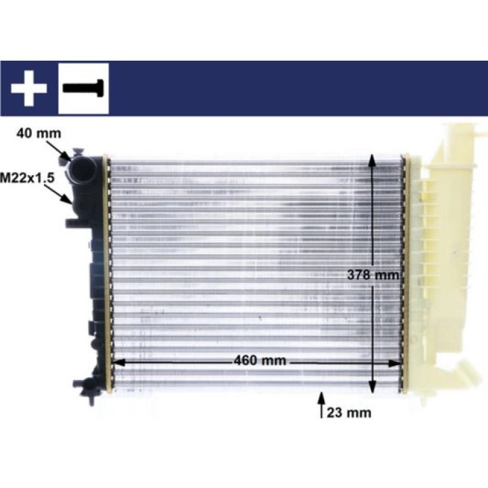 MAHLE Kühler, Motorkühlung CR 2205 000S