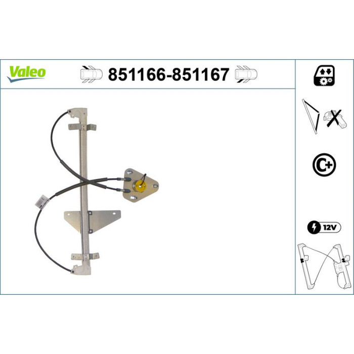 Valeo Fensterheber 851166