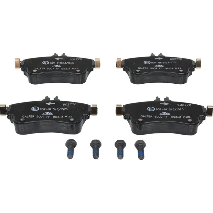 ATE Bremsbelagsatz Mercedes-Benz Vorderachse W176/W246 11 13.0460-2778.2 ATE Bremsbelagsatz Mercedes-Benz Vorderachse W176/W246 11 13.0460-2778.2