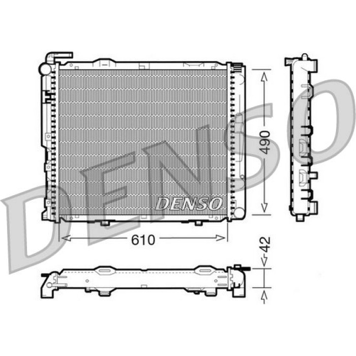 Denso Motorkühler DRM17035 Denso Motorkühler DRM17035