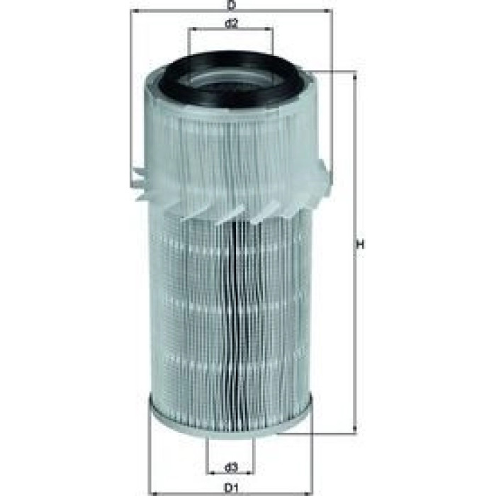LX 682 MAHLE Luftfilter LX 682, Filtereinsatz, Höhe 288 mm – u. a. für Hyundai Galloper II (JK-01), H100 Pritsche/Fahrgestell, H100 Kasten – OE Nummer 2813044000 - l LX 682 MAHLE Luftfilter LX 682, Filtereinsatz, Höhe 288 mm – u. a. für Hyundai Galloper II (JK-01), H100 Pritsche/Fahrgestell, H100 Kasten – OE Nummer 2813044000 - l