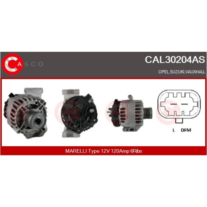 CASCO Generator CAL30204AS CASCO Generator CAL30204AS