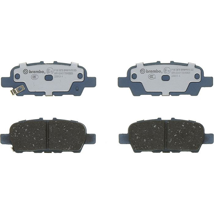 P 56 087E Brembo Beyond EV Bremsbelagsatz Hinterachse – P 56 087E – 106 x 39 x 14 mm – Bremssystem Akebono – OE Nummer D40601GZ0C P 56 087E Brembo Beyond EV Bremsbelagsatz Hinterachse – P 56 087E – 106 x 39 x 14 mm – Bremssystem Akebono – OE Nummer D40601GZ0C