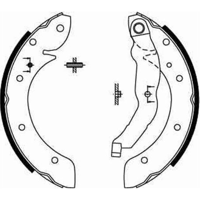 TRW Bremsbacken GS8567