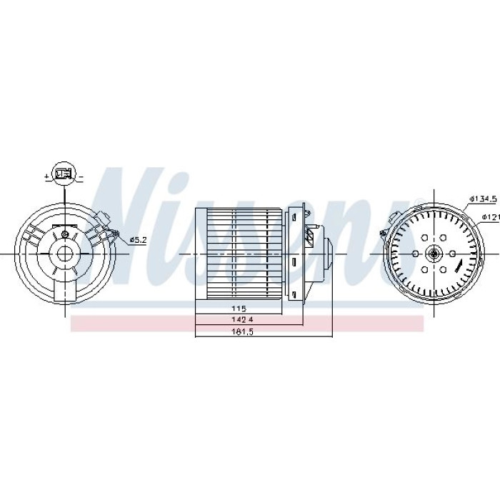 Nissens Innenraumgebläse 87530 Nissens Innenraumgebläse 87530