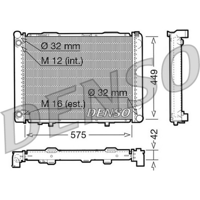 Denso Motorkühler DRM17069 Denso Motorkühler DRM17069