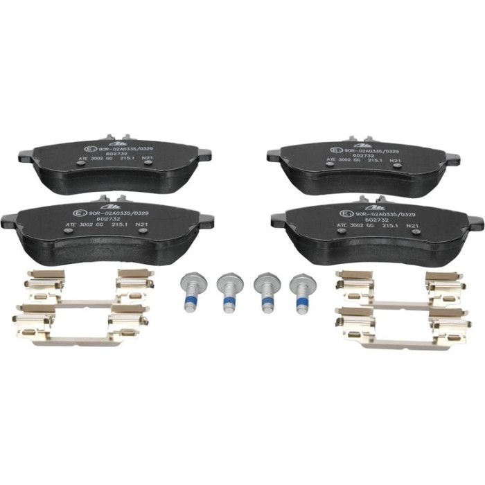 ATE Bremsbelagsatz Mercedes-Benz Vorderachse W204 C180-300 Ohne Sport 13.0460-2732.2 ATE Bremsbelagsatz Mercedes-Benz Vorderachse W204 C180-300 Ohne Sport 13.0460-2732.2