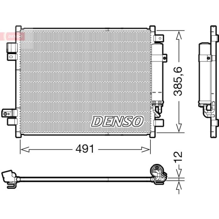 Denso Klimakondensator DCN46034 Denso Klimakondensator DCN46034