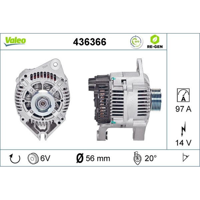 Valeo Lichtmaschine 436366