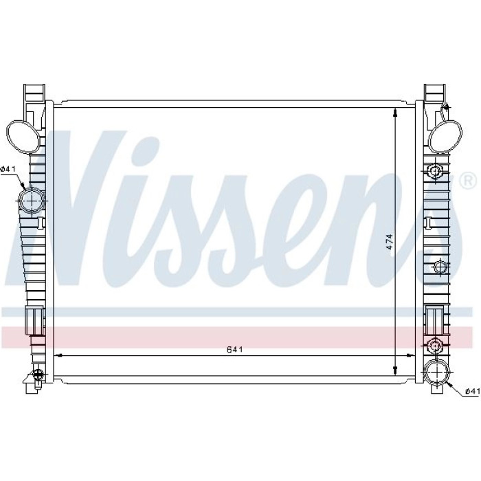Nissens Wasserkühler PKW 62772 Nissens Wasserkühler PKW 62772