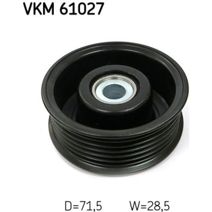 SKF Keilrippenriemen-Umlenkrolle VKM 61027 SKF Keilrippenriemen-Umlenkrolle VKM 61027